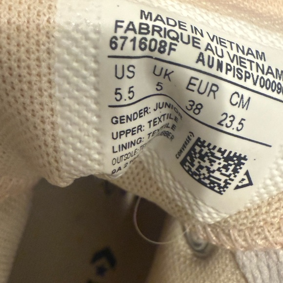 Converse Converse Chuck Taylor All Star Hi Pink Hearts Youth 5.5 Women’s 7 - Picture 6 of 6